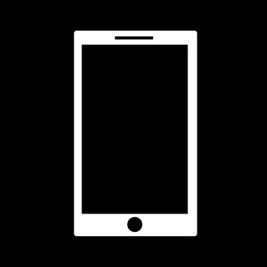 Akıllı telefon simgesini illüstrasyon tasarımı