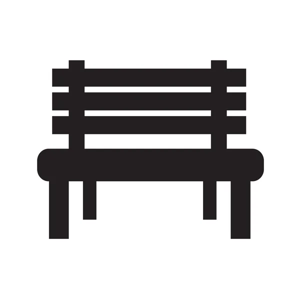 Bench Icon illustration design — Stock Vector