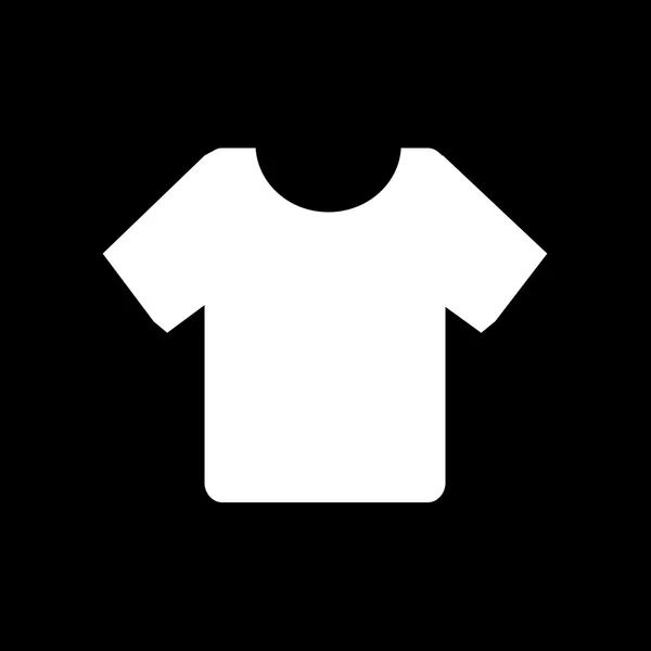 Tshirt blanc Icône Illustration design — Image vectorielle