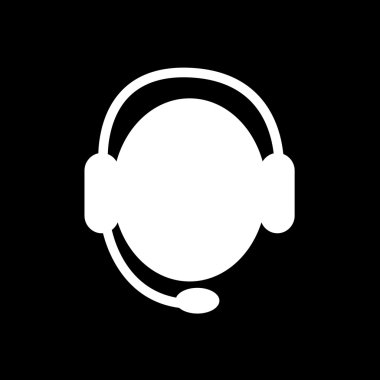 Çağrı Merkezi işleç simgesi illüstrasyon tasarım