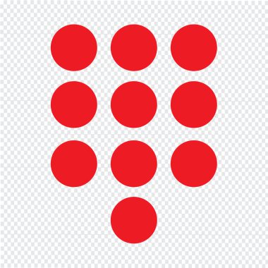 tuş takımı simgesi illüstrasyon tasarım