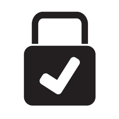 kilit simgesi illüstrasyon tasarımı