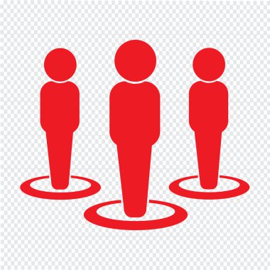 adam kullanıcı simgesi illüstrasyon tasarımı