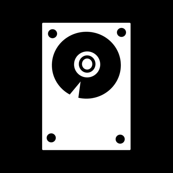 Дизайн иконки жесткого диска — стоковый вектор