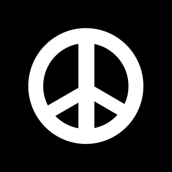 Simbolo di pace icona Illustrazione design — Vettoriale Stock