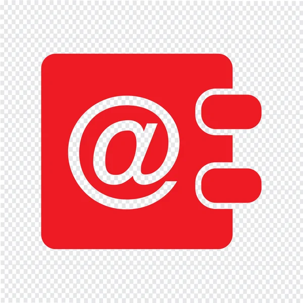 adres defteri simgesini illüstrasyon tasarımı