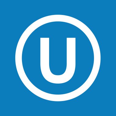 Temel yazı tipi harf u simge illüstrasyon tasarım