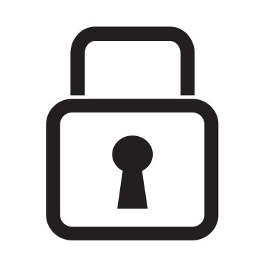 kilit simgesi illüstrasyon tasarımı