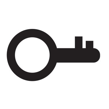 Anahtar simgesi illüstrasyon tasarım