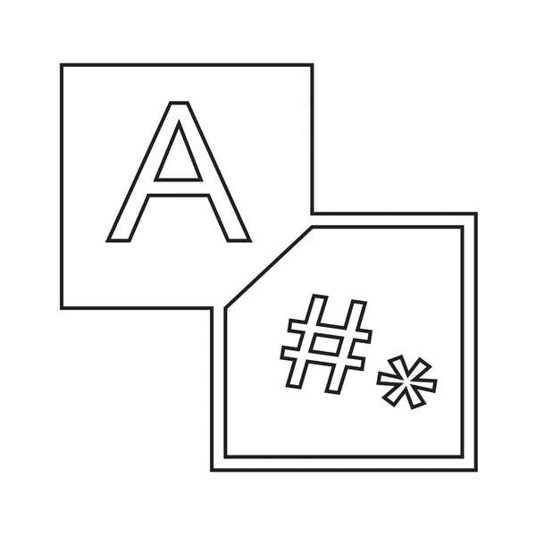 Vertaling bewerken pictogram afbeelding ontwerp — Stockvector