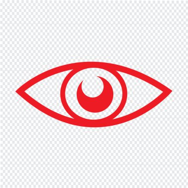 Göz simgesi illüstrasyon tasarım