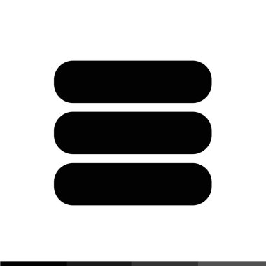 Menü düğmesini simge tasarlamak tasarımı