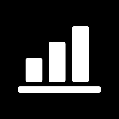 Diyagram simgesi, grafikleri simge illüstrasyon tasarım