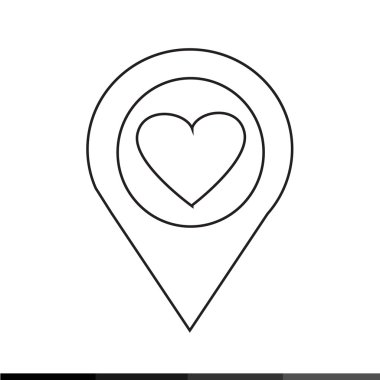 Konumu PIN simge tasarlamak Dizayn