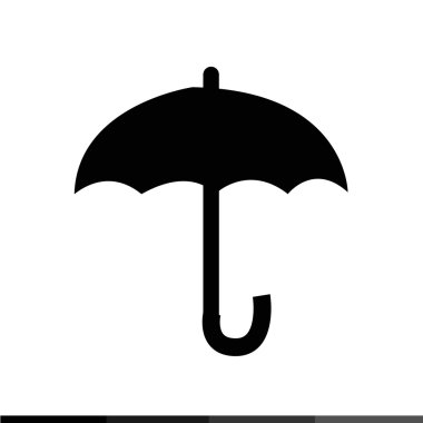 Şemsiye simge illüstrasyon tasarım