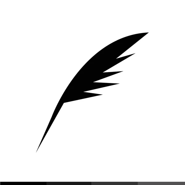 Pen veer pictogram afbeelding ontwerp — Stockvector
