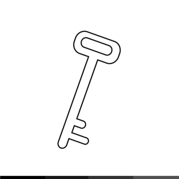 Ícone chave Design de ilustração — Vetor de Stock