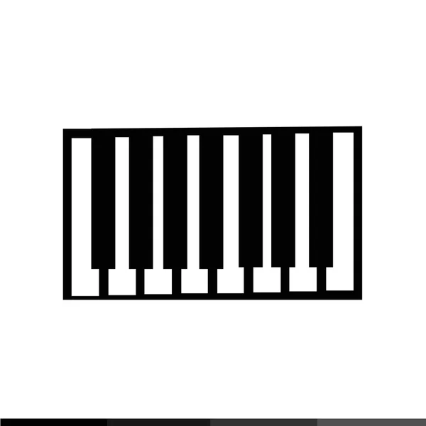Дизайн иконок пианино — стоковый вектор