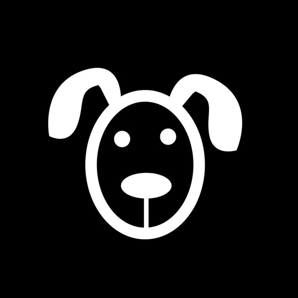 Σκύλος εικονίδιο εικονογράφηση σχεδιασμός — Διανυσματικό Αρχείο