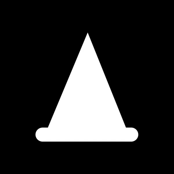 Icona del cono di traffico Illustrazione design — Vettoriale Stock