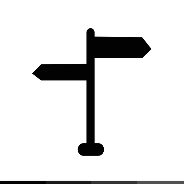 Directional träskylt ikon Illustration design — Stock vektor