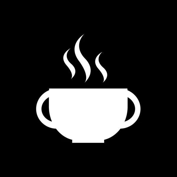 Design de ilustração de ícone de café quente — Vetor de Stock