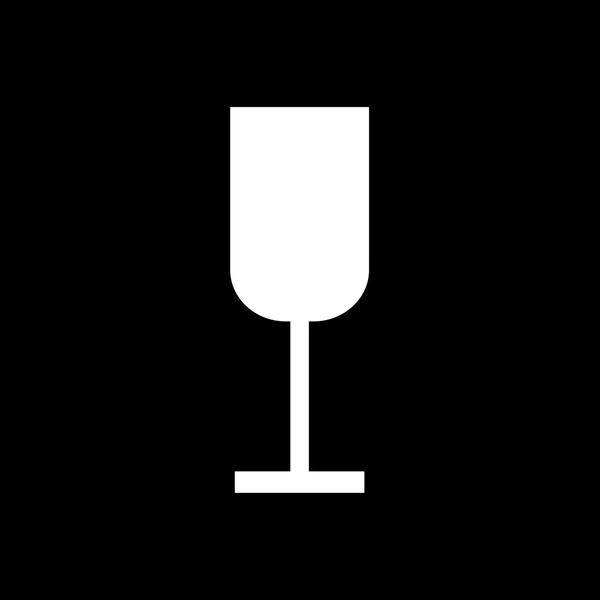 Icono de copa de vino Diseño de ilustración — Vector de stock