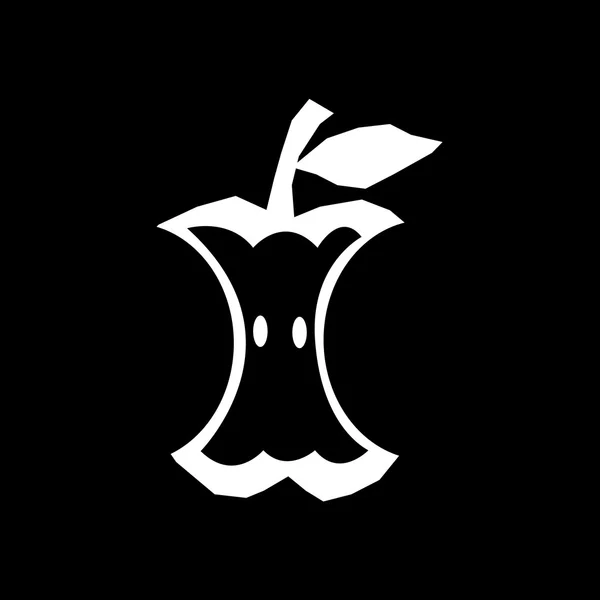 Icono de Apple Diseño de ilustración — Vector de stock