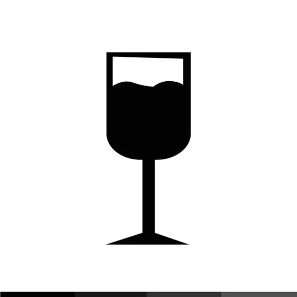 Дизайн иконки кубка вина — стоковый вектор