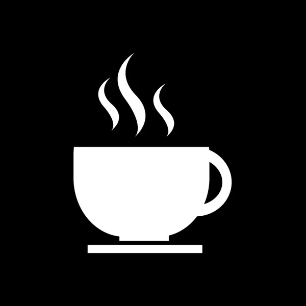 Horká káva ikona ilustrace design — Stockový vektor