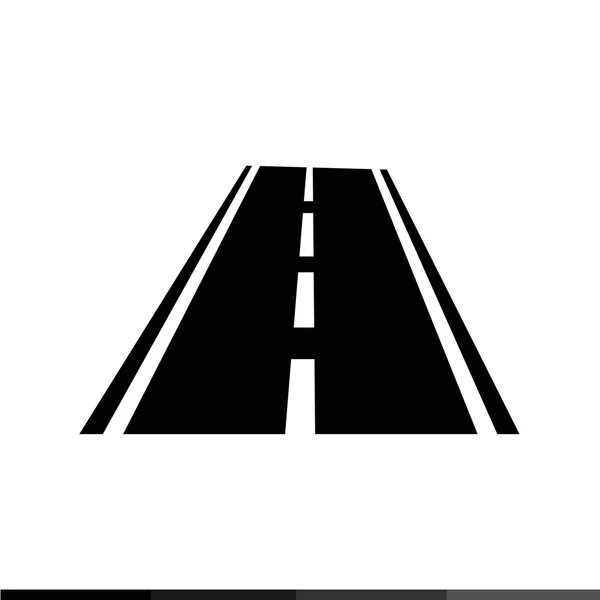 Road icon Illustration design — Stock Vector