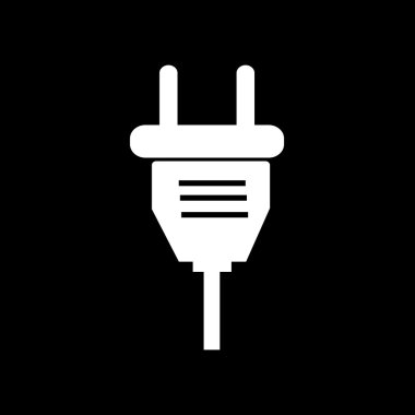 Elektrik fişi simge illüstrasyon tasarım