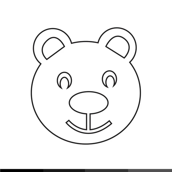 Ursinho de pelúcia ícone ilustração design —  Vetores de Stock