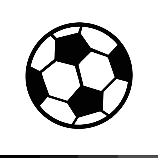 Icône football Illustration design — Image vectorielle