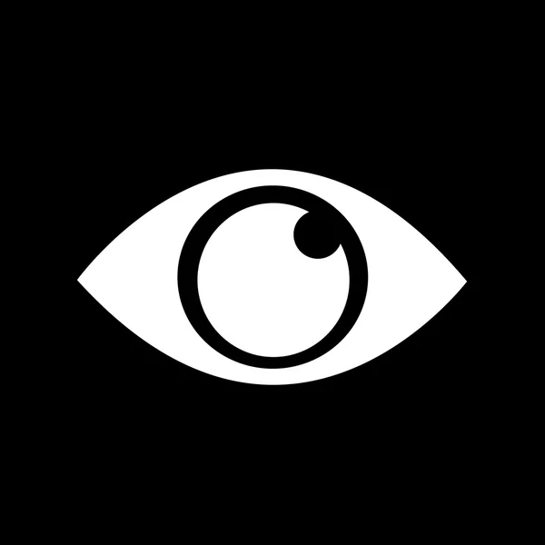 Icono del ojo ilustración diseño — Vector de stock