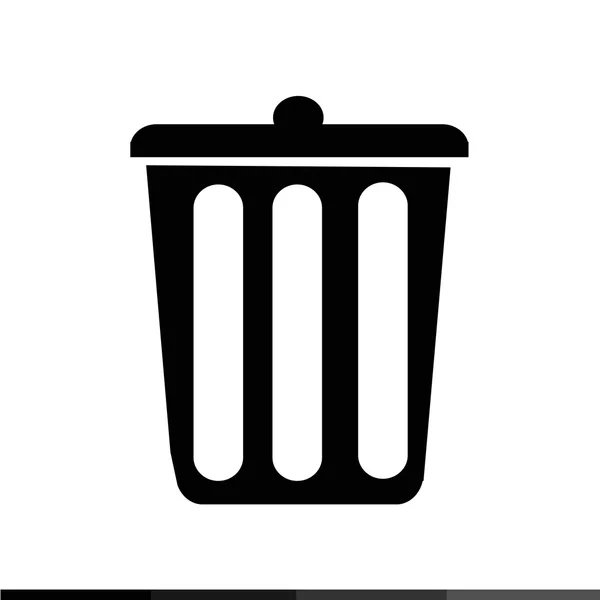 Bin symbole icône illustration conception — Image vectorielle