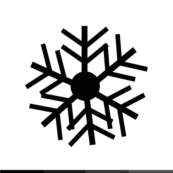 Copo de nieve icono ilustración diseño — Vector de stock