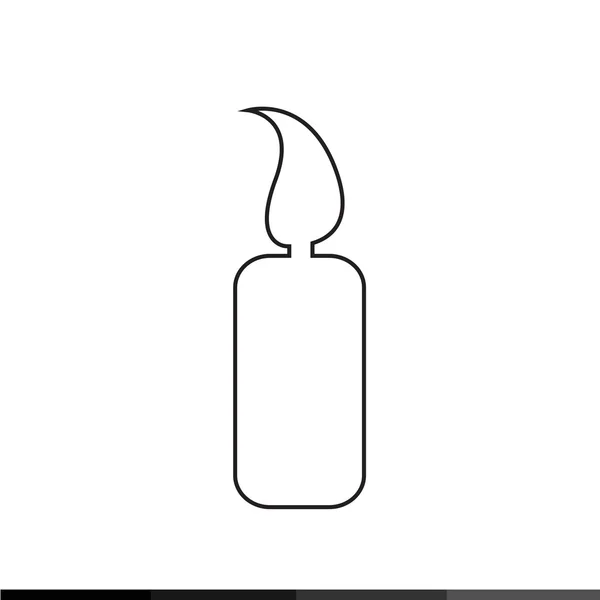 Дизайн иконок свечи — стоковый вектор