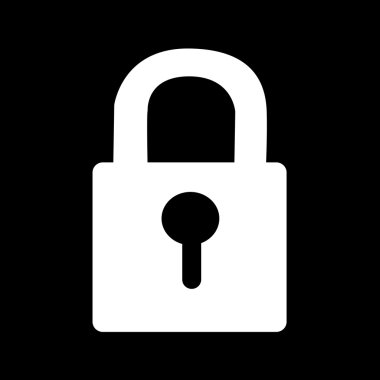 kilit simgesi illüstrasyon tasarımı