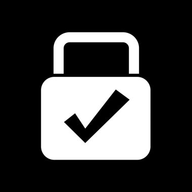 kilit simgesi illüstrasyon tasarımı