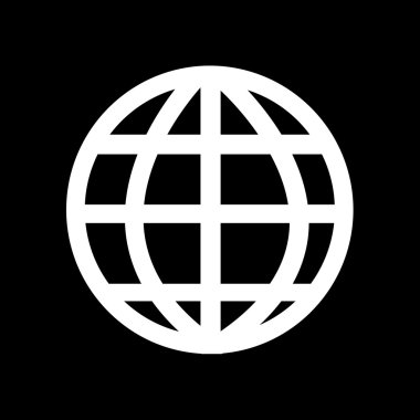 Dünya Dünya simgesi illüstrasyon tasarım