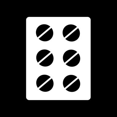 Tıp simgesi, hap simgesi illüstrasyon tasarım