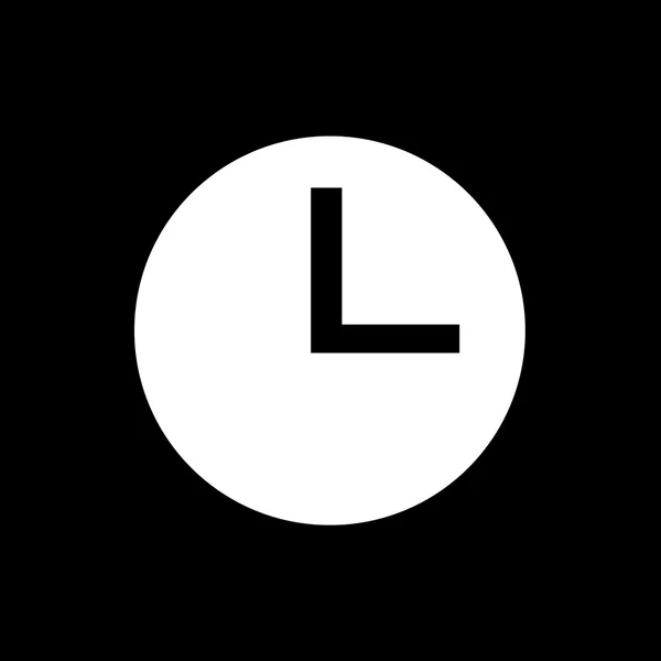 Idő ikon, óra ikon illusztráció tervezés — Stock Vector