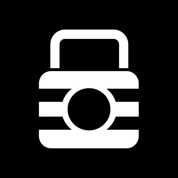 Lock Icon Illustration Design — Stockvektor