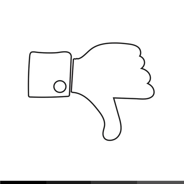 Thumbs up icon ,  Like icon , dislike icon illustration design — Stock Vector