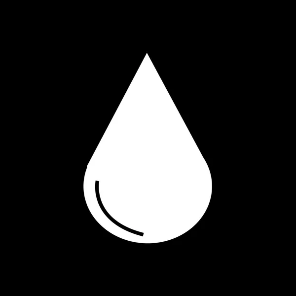 Gota de agua Icono ilustración diseño — Vector de stock