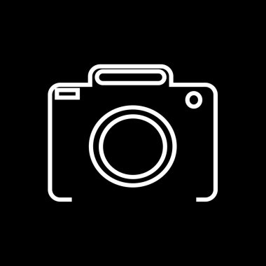 kamera simgesi illüstrasyon tasarımı