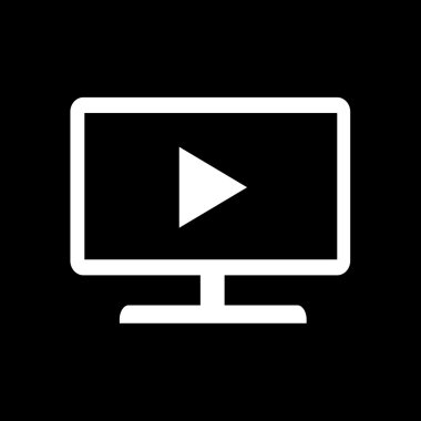 TV simgesi illüstrasyon tasarım