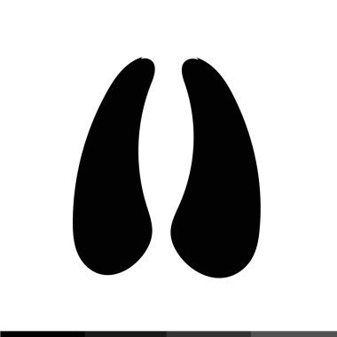 hayvan ayak izi simgesi 