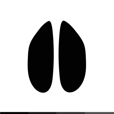 hayvan ayak izi simgesi 